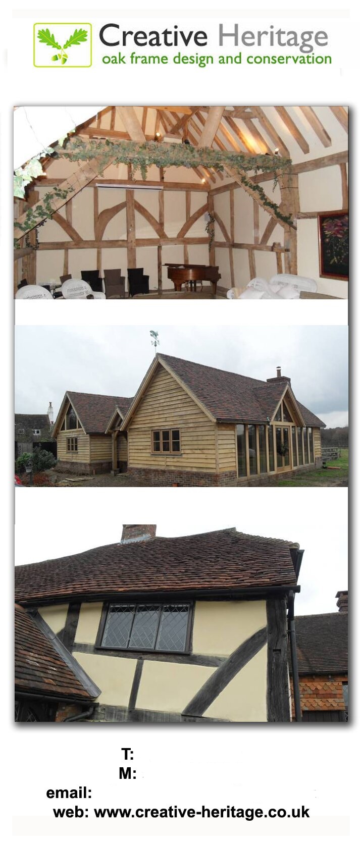 Creative Heritage - oak frame design and conservation 