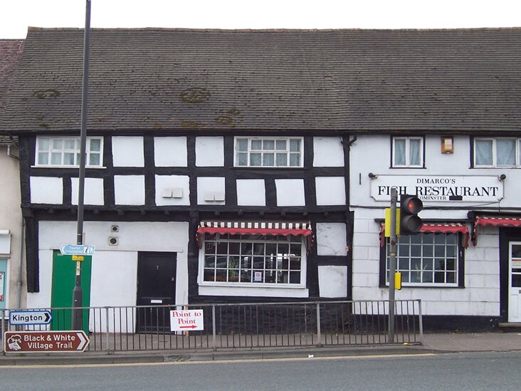 The Grange, Leominster on the Black and White Trail timber frame buildings