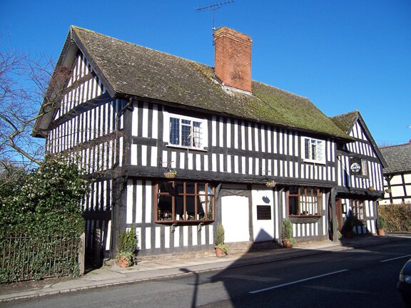Black and white houses in Herefordshire